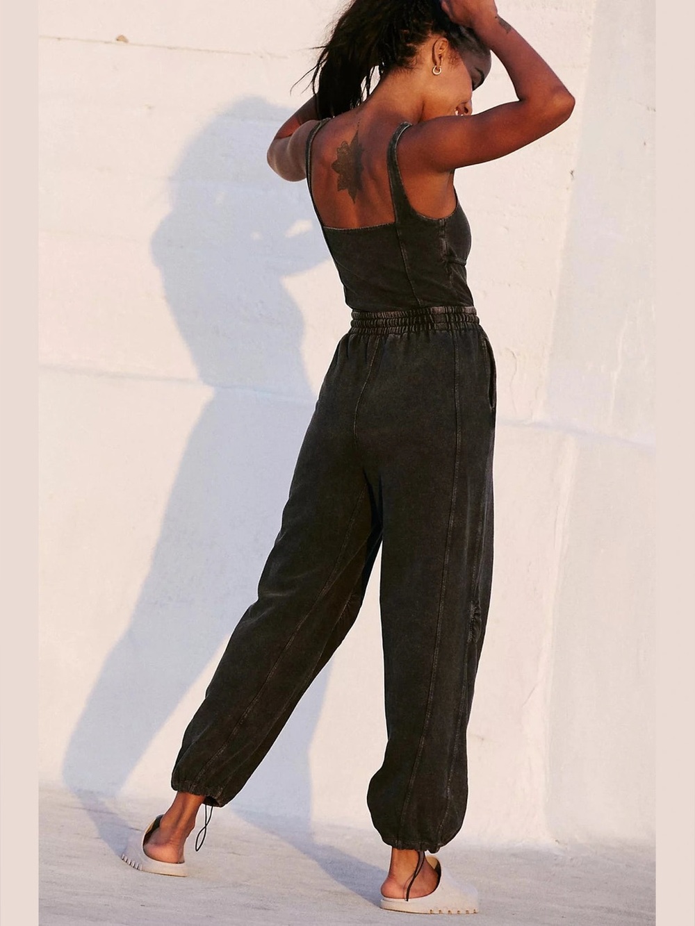 NWT FREE PEOPLE MOVEMENT Inbound Onesie | Black MSRP $128 SOLD OUT - Picture 2 of 14